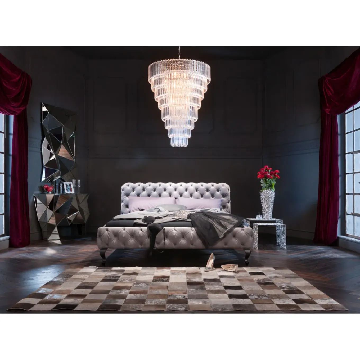 Lit Desire Velvet Silver Grey 200X200Cm