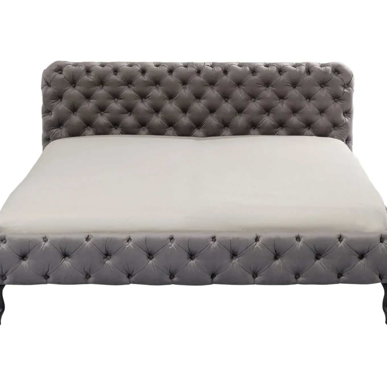 Lit Desire Velvet Silver Grey 160X200 Cm