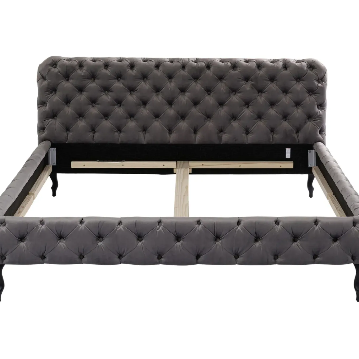 Lit Desire Velvet Silver Grey 160X200 Cm
