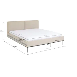 Lit East Side Beige 160X200Cm