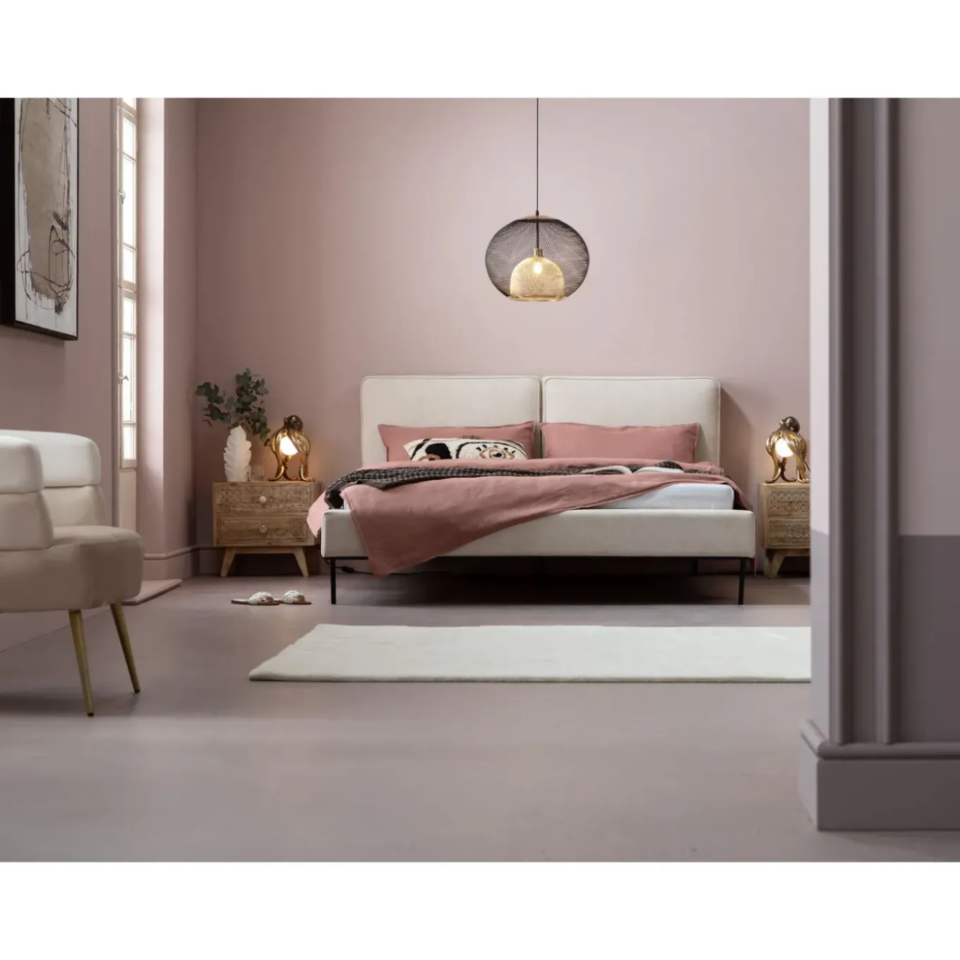 Lit East Side Beige 180X200Cm