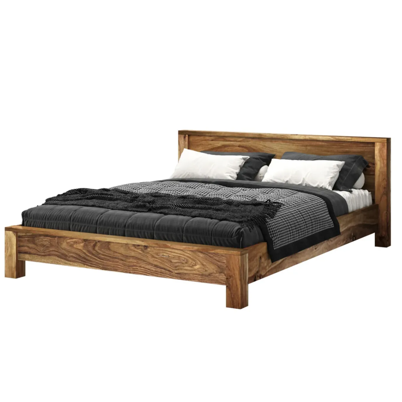 Lit En Bois Authentico 160X200