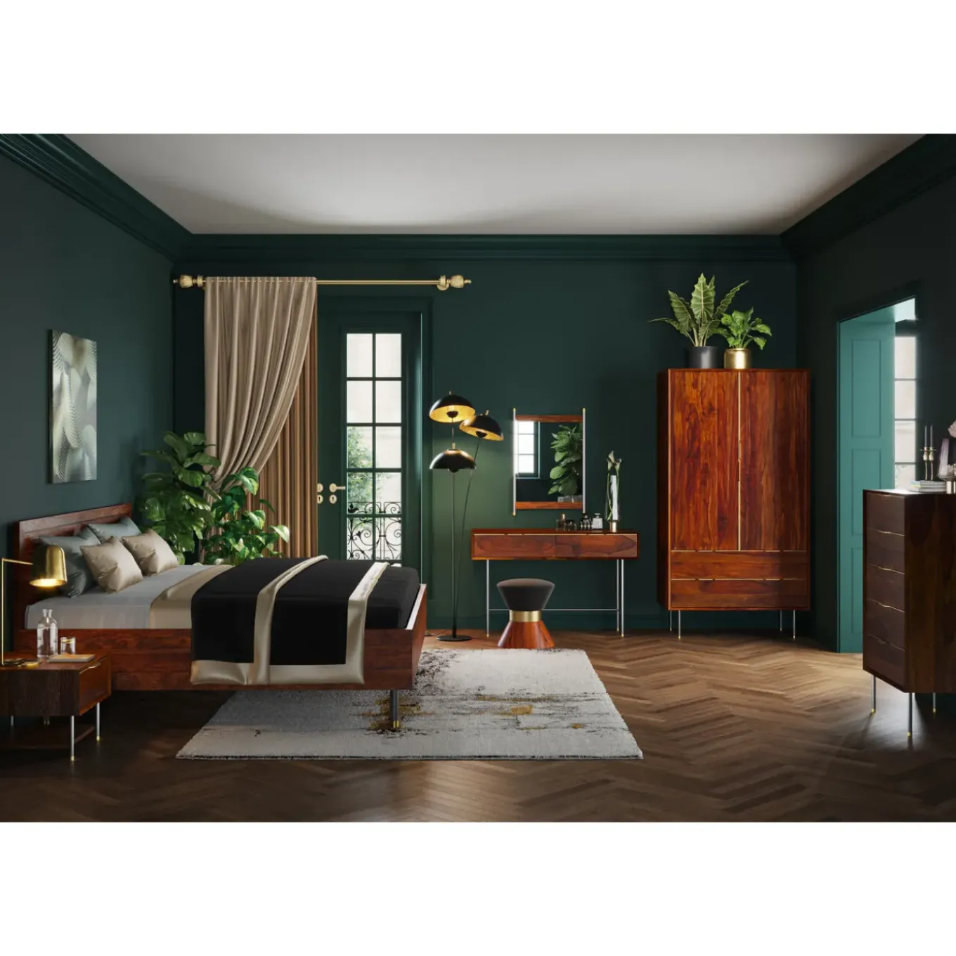 Lit En Bois Ravello 160X200