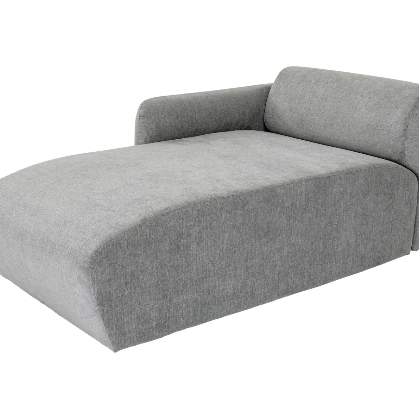 Lucca Element D Ottomane Gris Gauche 90Cm