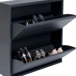 Meuble À Chaussures Caruso 2 Double Anthracite
