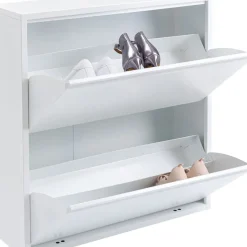 Meuble À Chaussures Caruso 2 Double Blanc