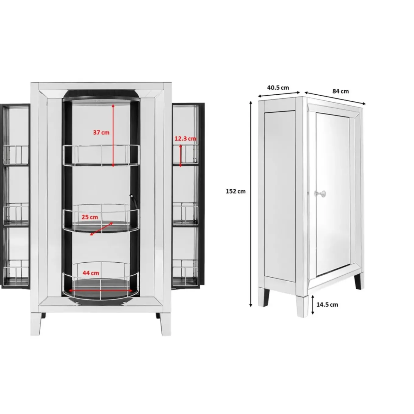 Meuble Bar Luxury High Class 84X152