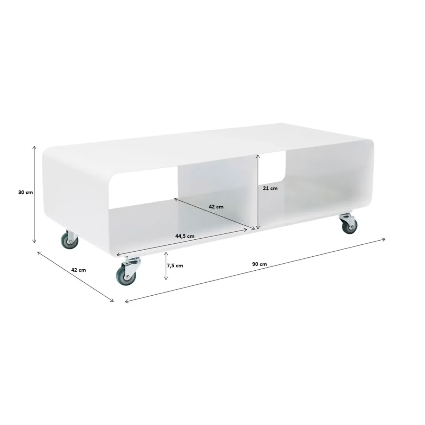 Meuble Tv Lounge M Blanc