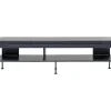 Meuble Tv Montieri Anthracite 160X47Cm