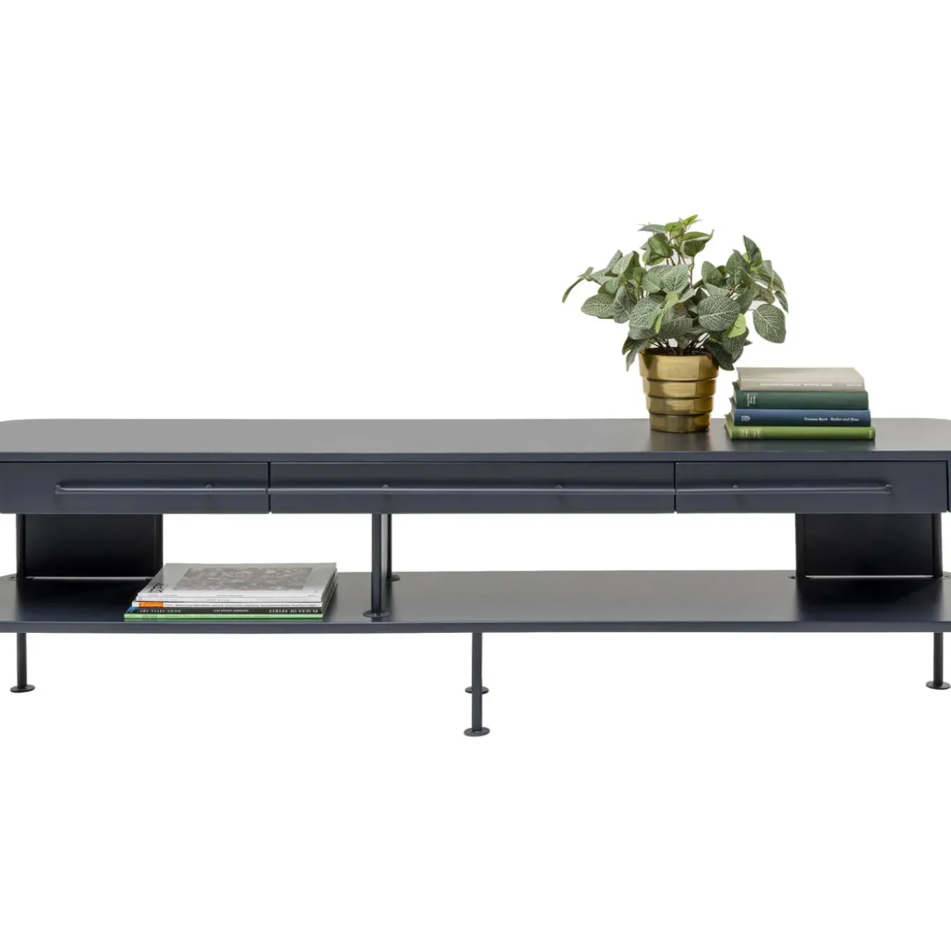 Meuble Tv Montieri Anthracite 160X47Cm