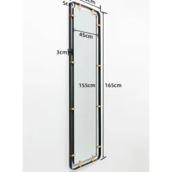 Miroir Betsy Frame Metal 55X165Cm