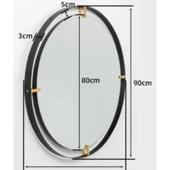 Miroir Betsy Frame Metal 90O