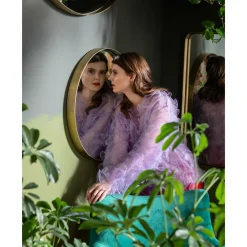 Miroir Curve Mo Laiton O60Cm