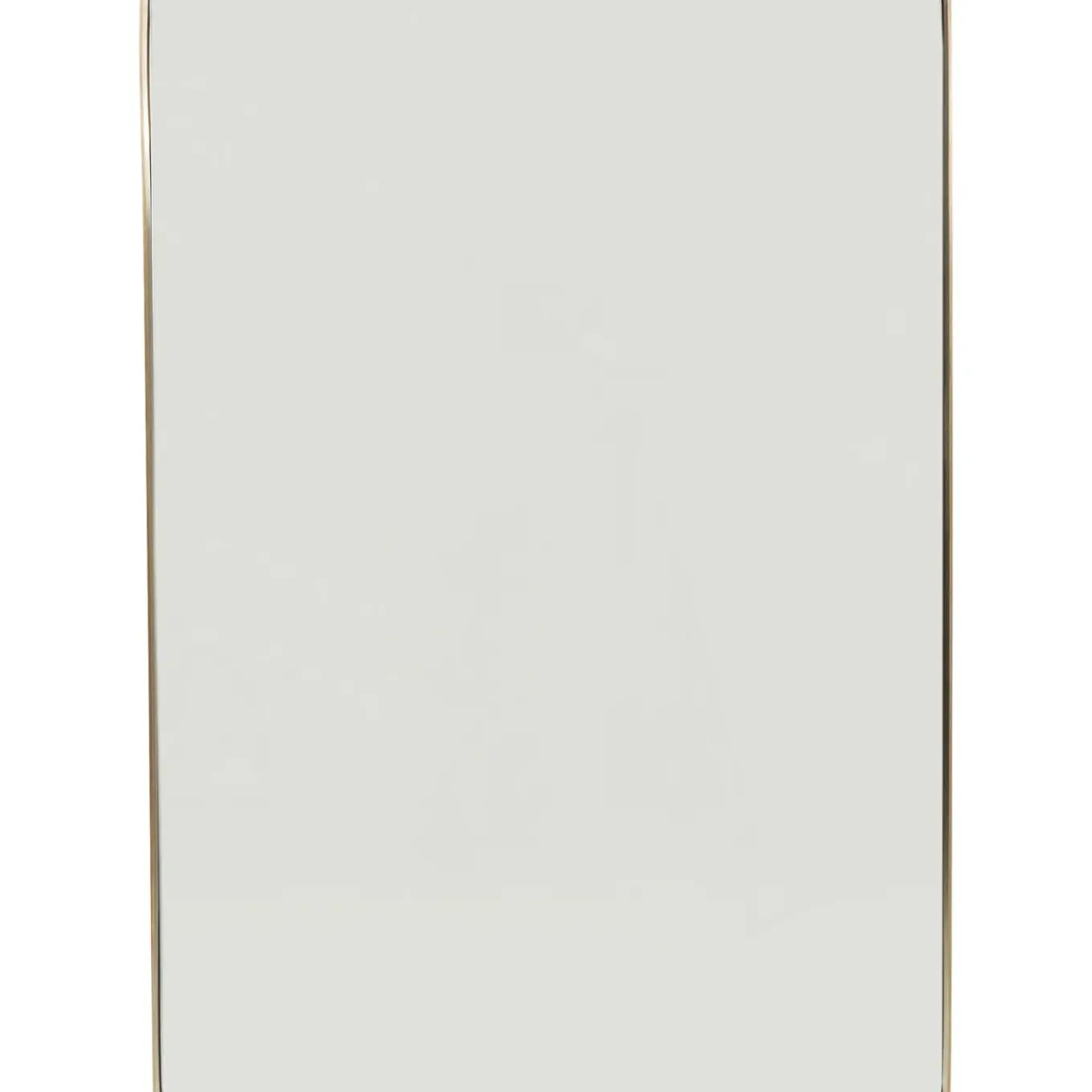 Miroir Curve Rectangulaire Laiton 80X120Cm