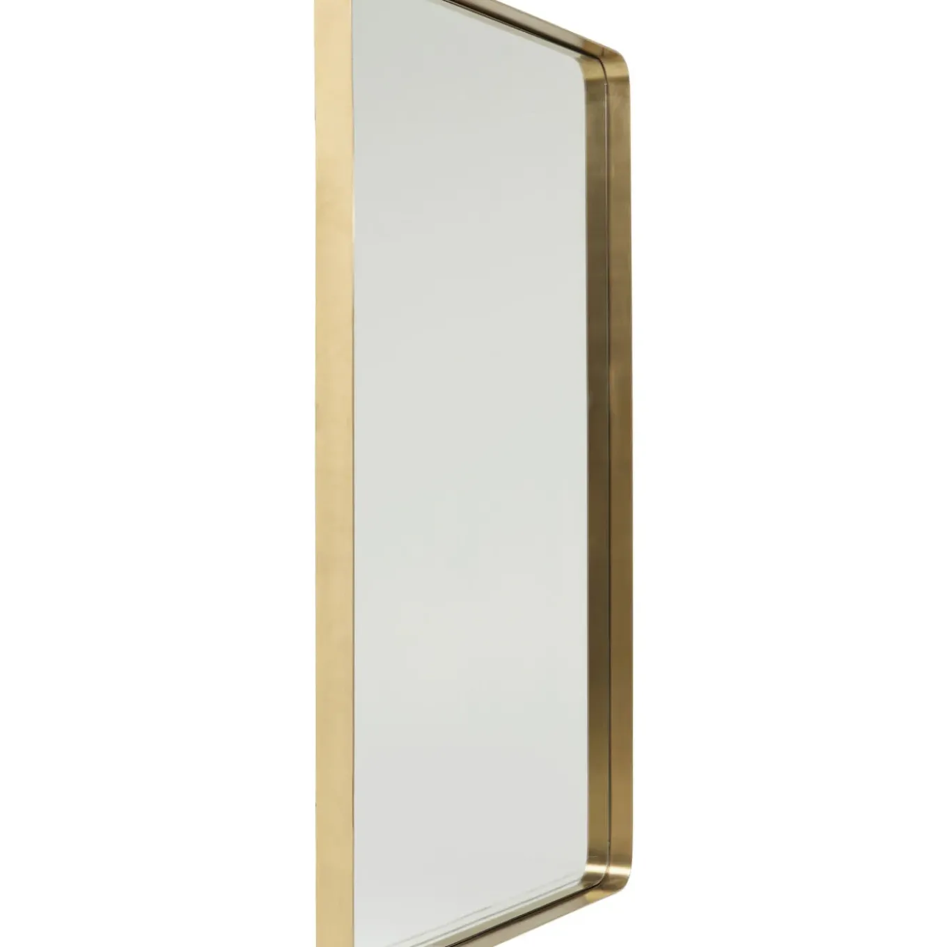 Miroir Curve Rectangulaire Laiton 80X120Cm