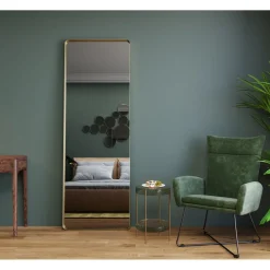 Miroir Curve Rectangulaire Cuivre 70X200Cm