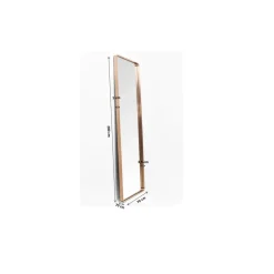 Miroir Curve Rectangulaire Cuivre 70X200Cm