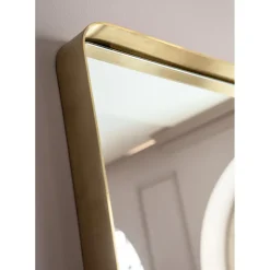 Miroir Curve Rectangulaire Laiton 70X200Cm