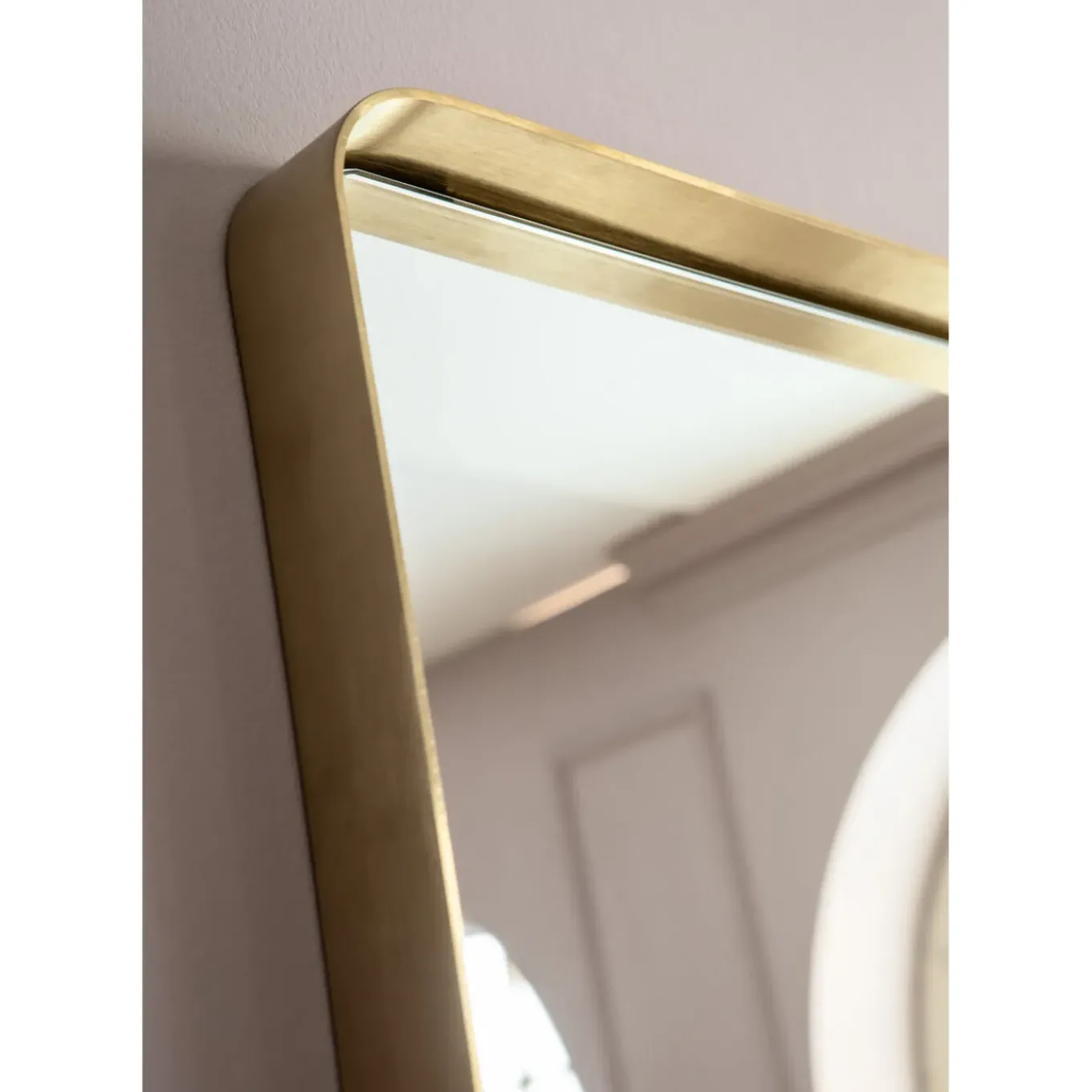 Miroir Curve Rectangulaire Laiton 70X200Cm