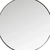 Miroir Curve Rond Acier Nature O100Cm