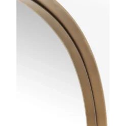 Miroir Curve Rond Cuivre O100Cm