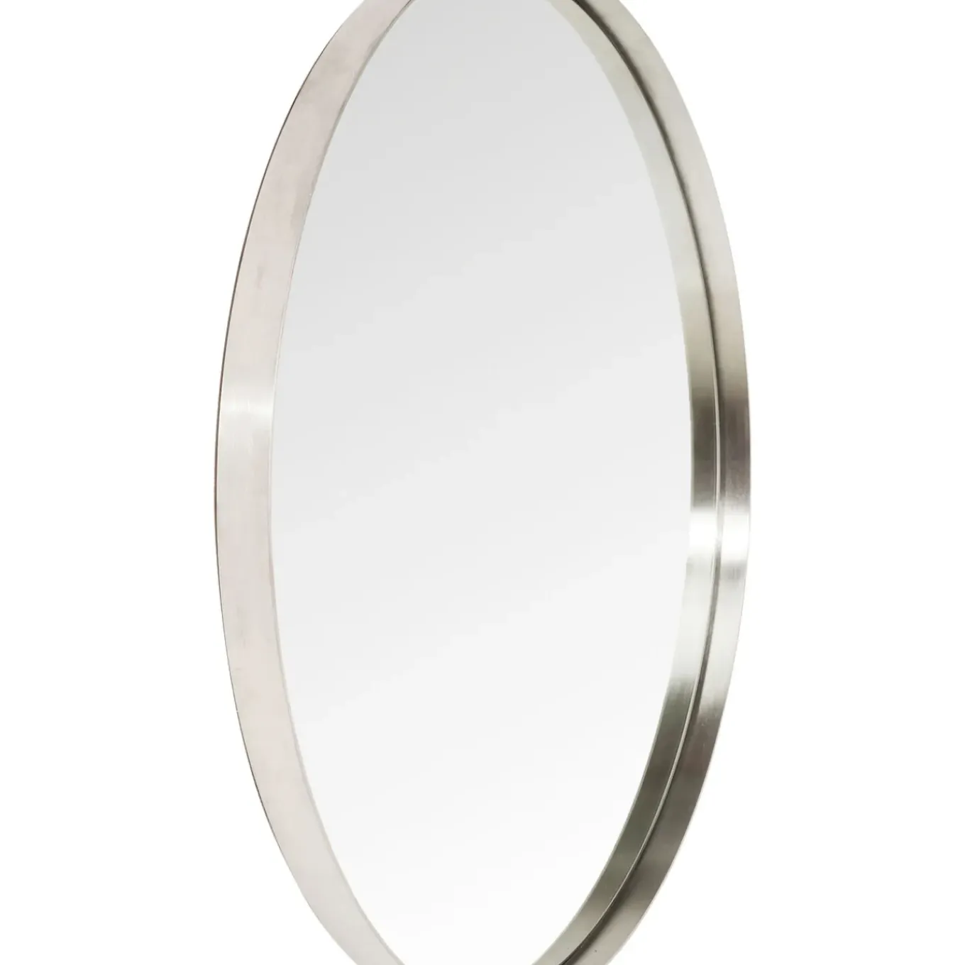 Miroir Curve Rond Inox O100Cm