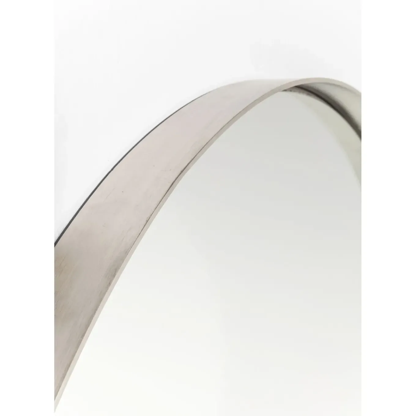 Miroir Curve Rond Inox O100Cm