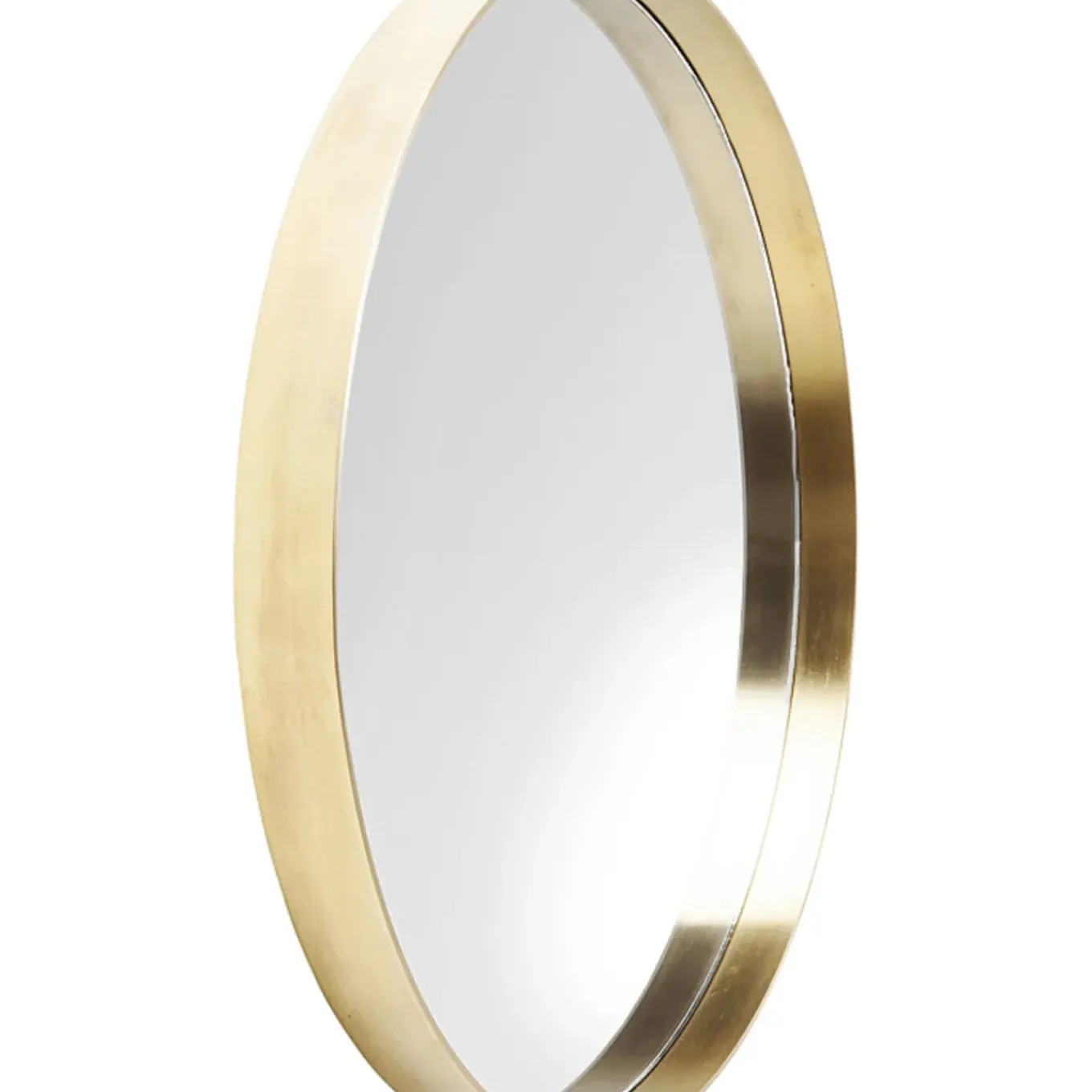 Miroir Curve Rond Laiton O60Cm