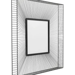 Miroir Dimension Carre Noir 91X91Cm
