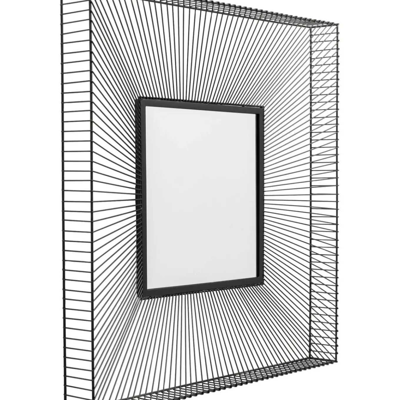 Miroir Dimension Carre Noir 91X91Cm