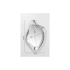 Miroir Hologram Argente 119X76Cm