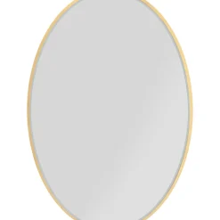 Miroir Jetset Ovale Dore 94X64Cm