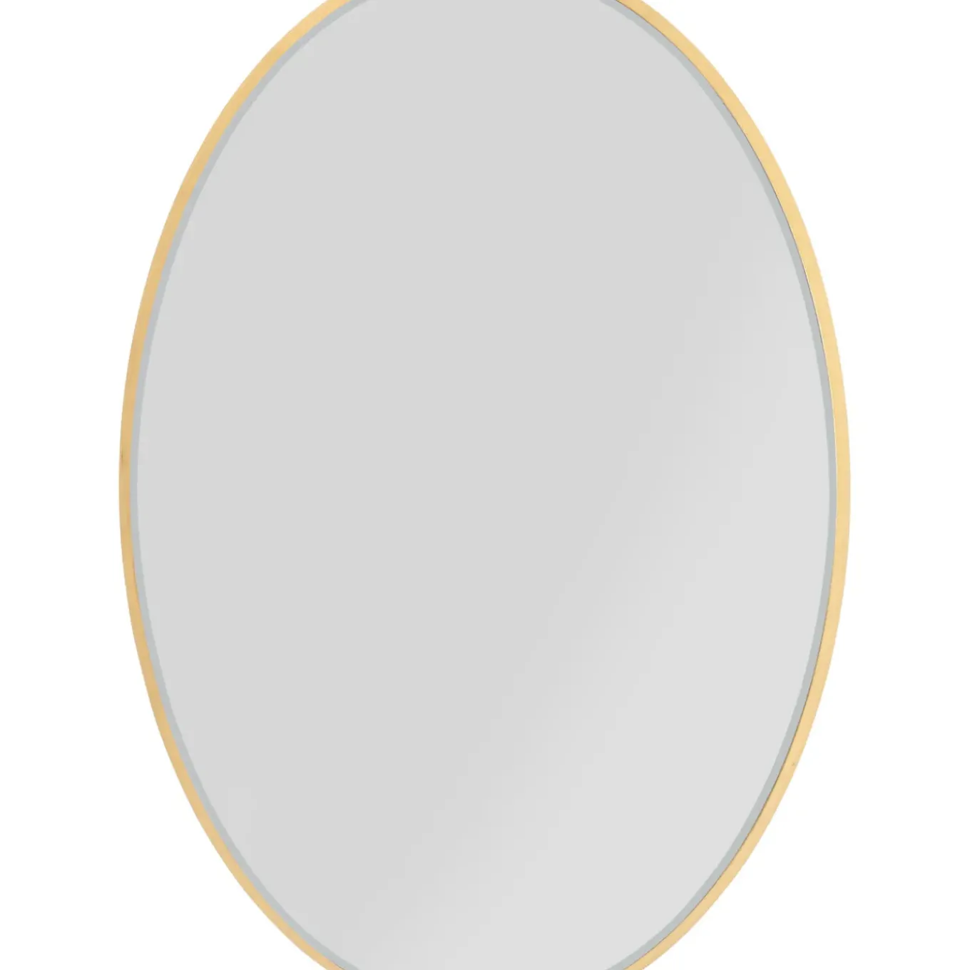 Miroir Jetset Ovale Dore 94X64Cm