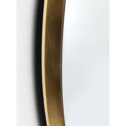 Miroir Jetset Ovale Dore 94X64Cm