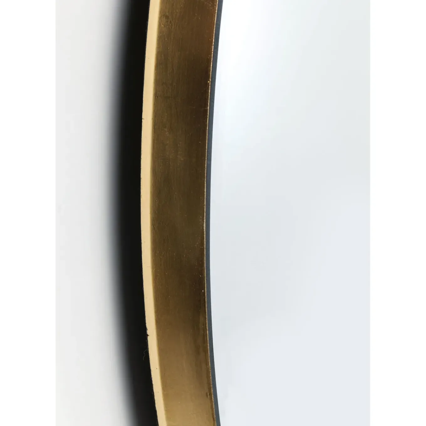 Miroir Jetset Ovale Dore 94X64Cm
