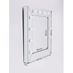 Miroir Make Up Carre 81X81Cm