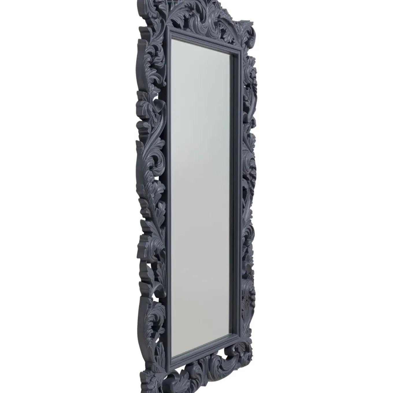 Miroir Mural Baroque Valentina Gris 100X190Cm