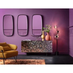 Miroir Mural Noomi Noir 122X58Cm