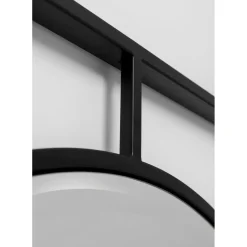 Miroir Mural Stanford Frame Noir Mat O90Cm