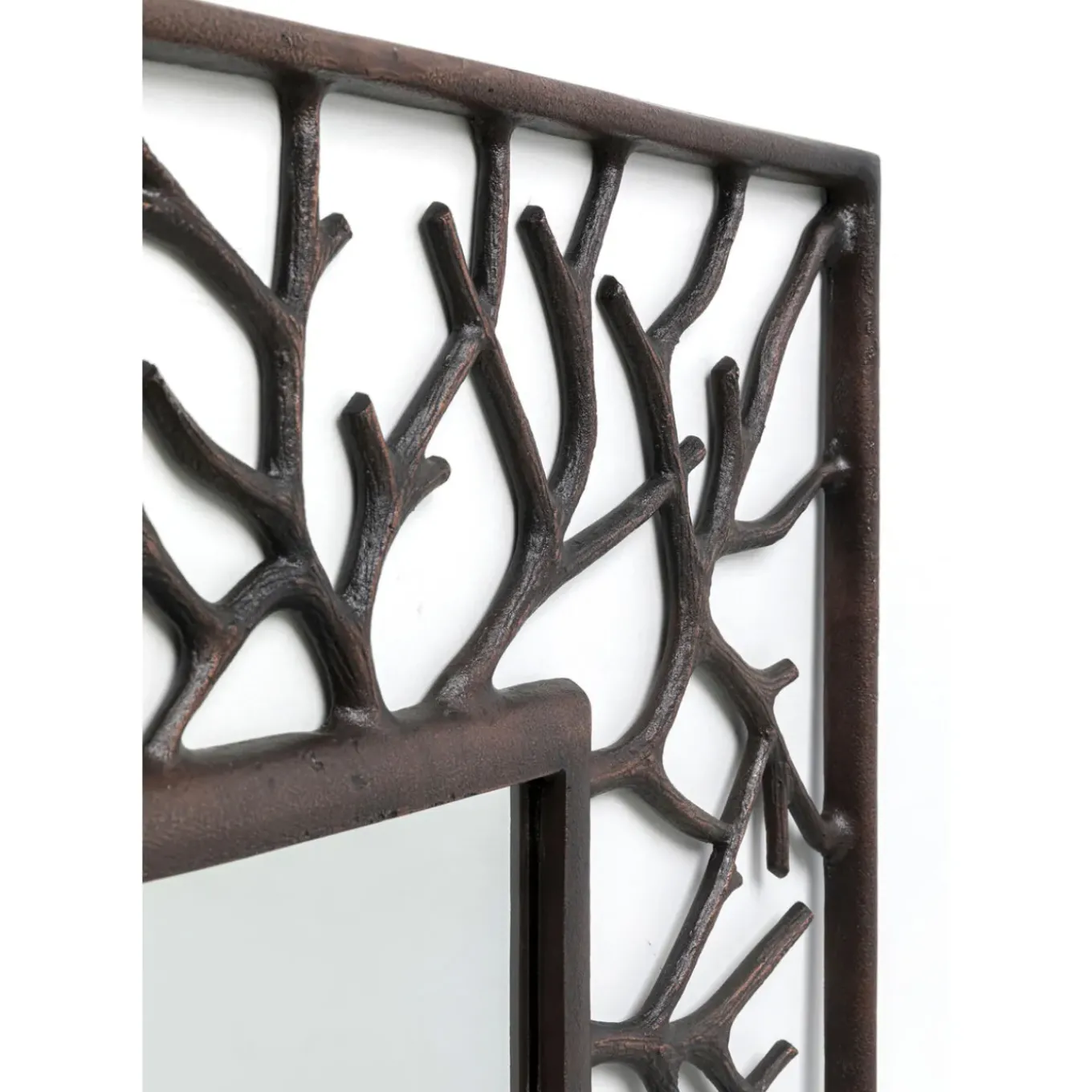 Miroir Mural Tree Branch Square 100X82Cm