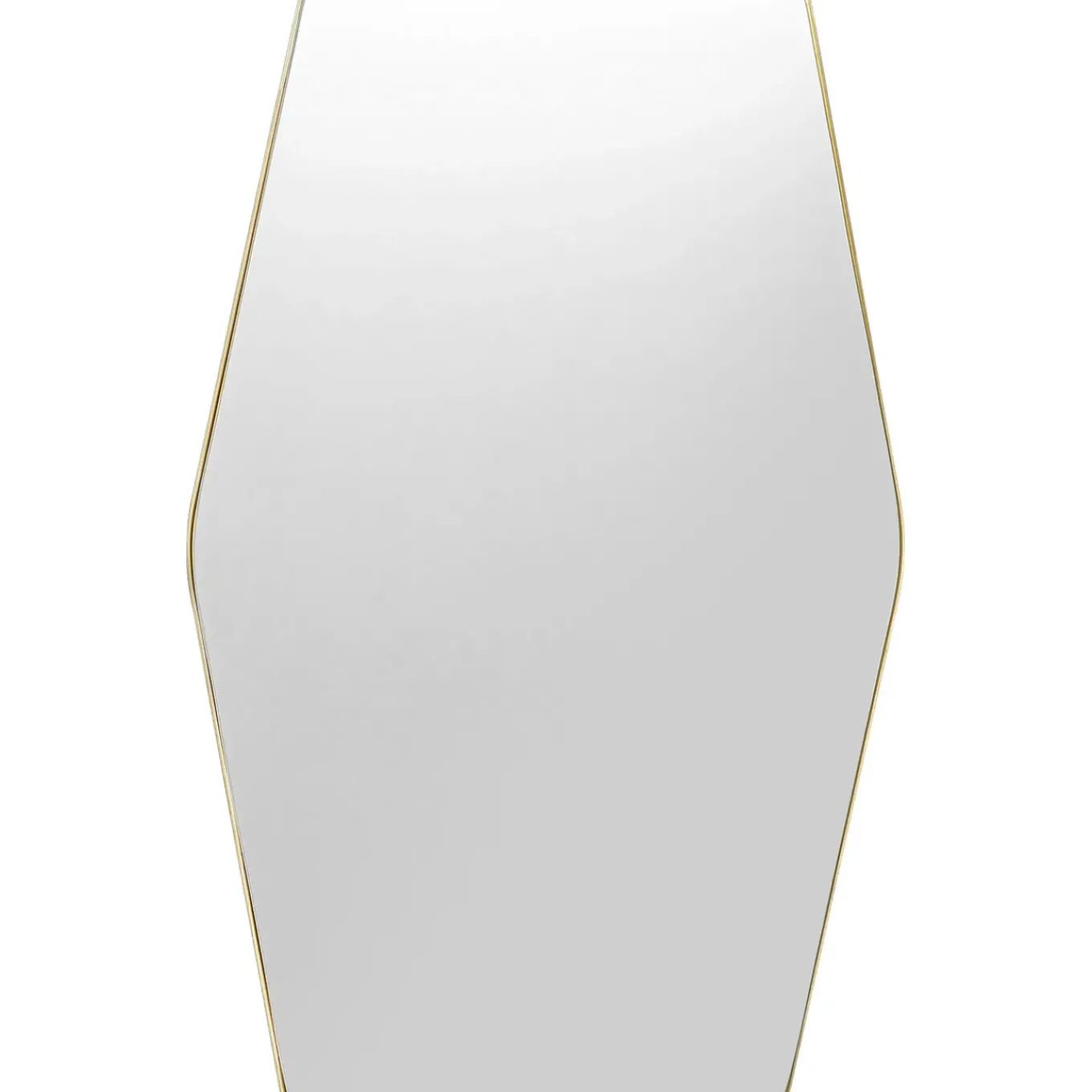 Miroir Shape Hexagon Laiton 64X95Cm