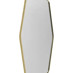 Miroir Shape Hexagon Laiton 64X95Cm