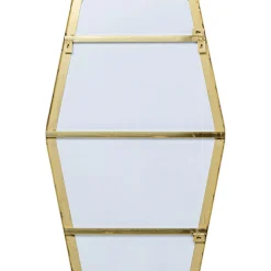 Miroir Shape Hexagon Laiton 64X95Cm