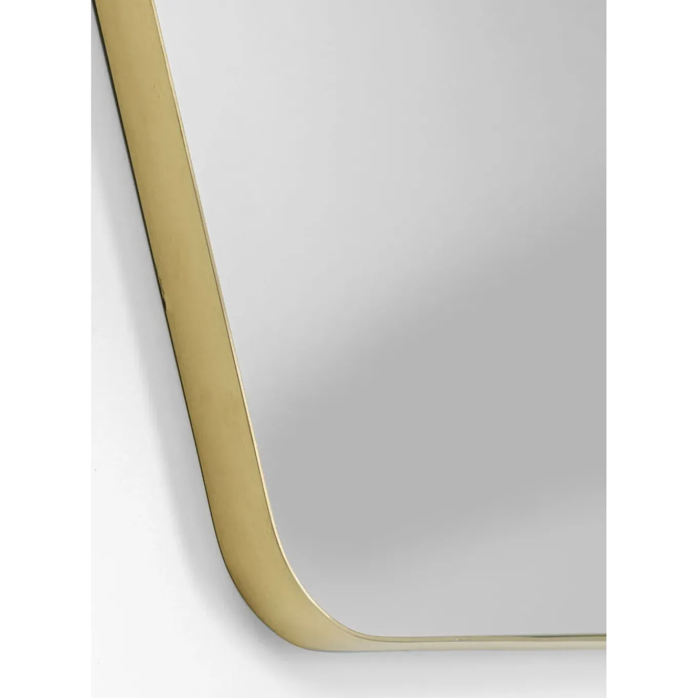 Miroir Shape Hexagon Laiton 64X95Cm
