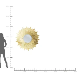 Miroir Sunflower Rond O120Cm
