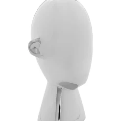 Objet Décoratif Abstract Face Argente 22Cm