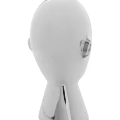 Objet Décoratif Abstract Face Argente 22Cm