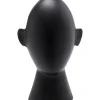 Objet Décoratif Abstract Face Noir 34Cm