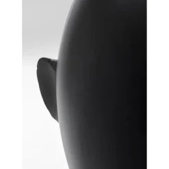 Objet Décoratif Abstract Face Noir 34Cm