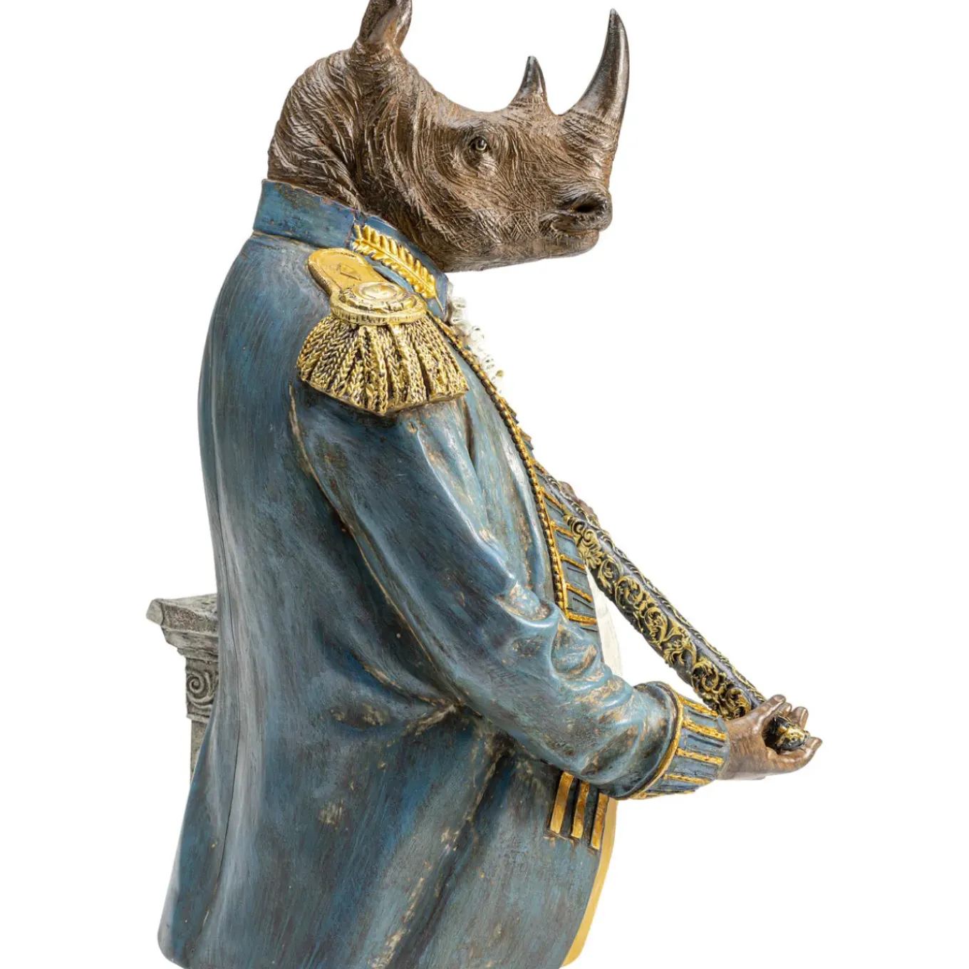 Objet Décoratif Angry Sir Rhino 37Cm